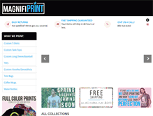 Tablet Screenshot of magnifiprint.com